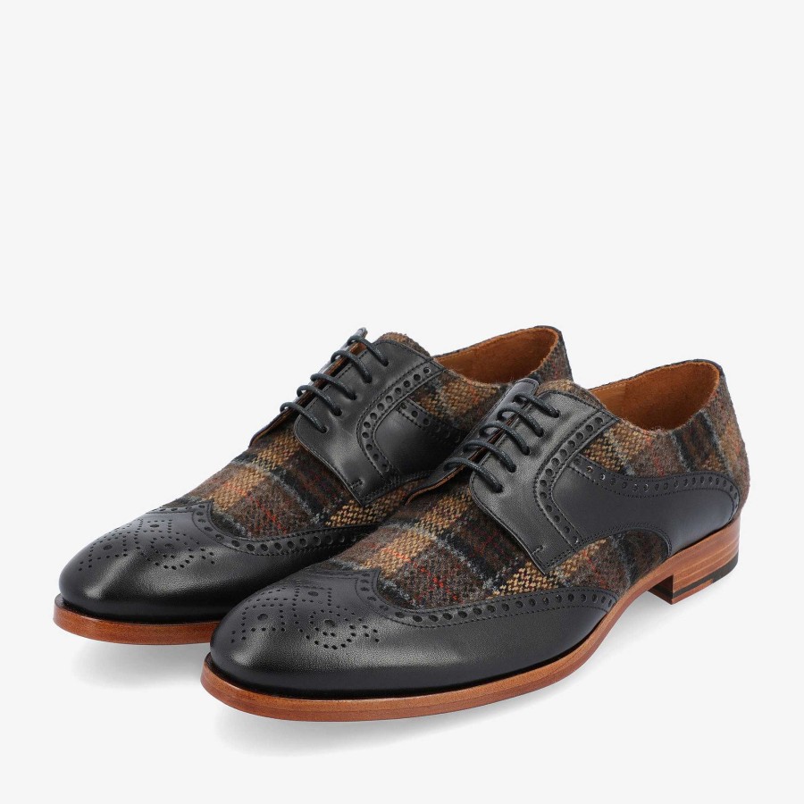 Schoenen TAFT | De Wallace-Schoen In Bruine Tartan | Taft