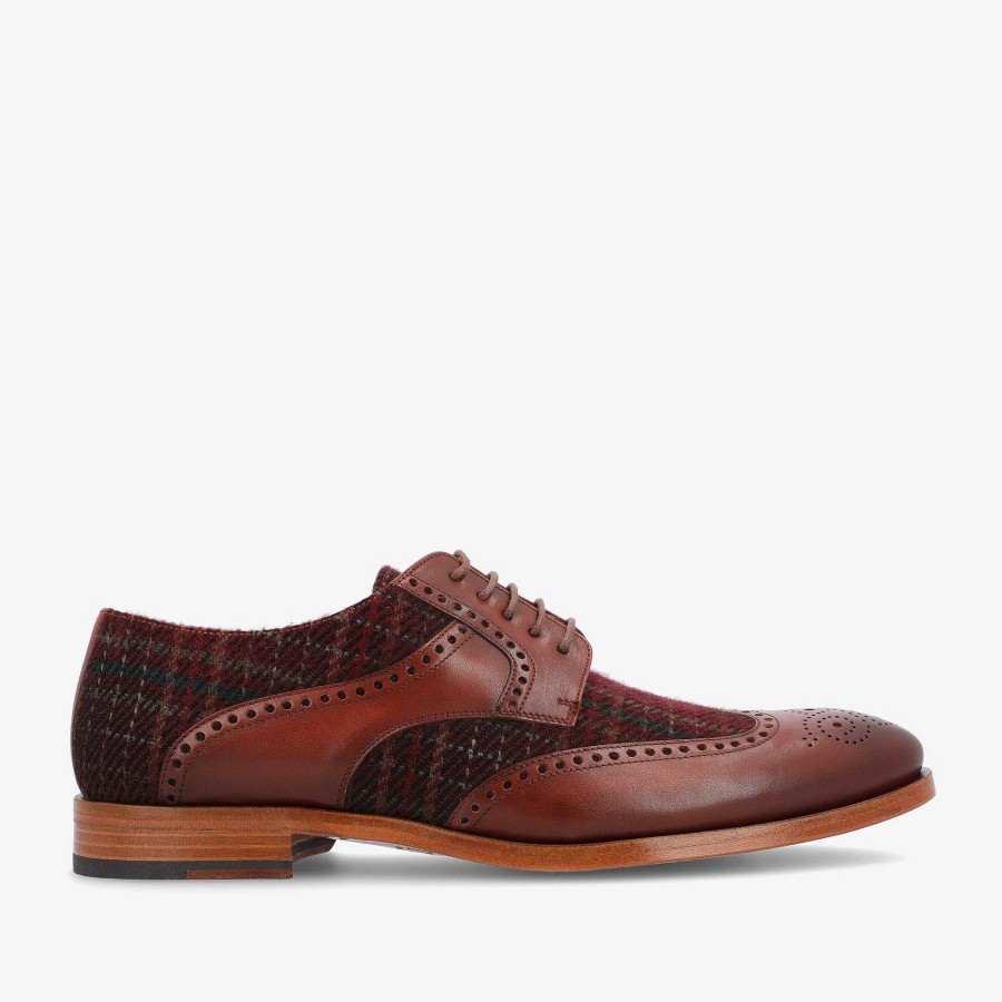 Schoenen TAFT | De Wallace-Schoen In Rode Plaid | Taft