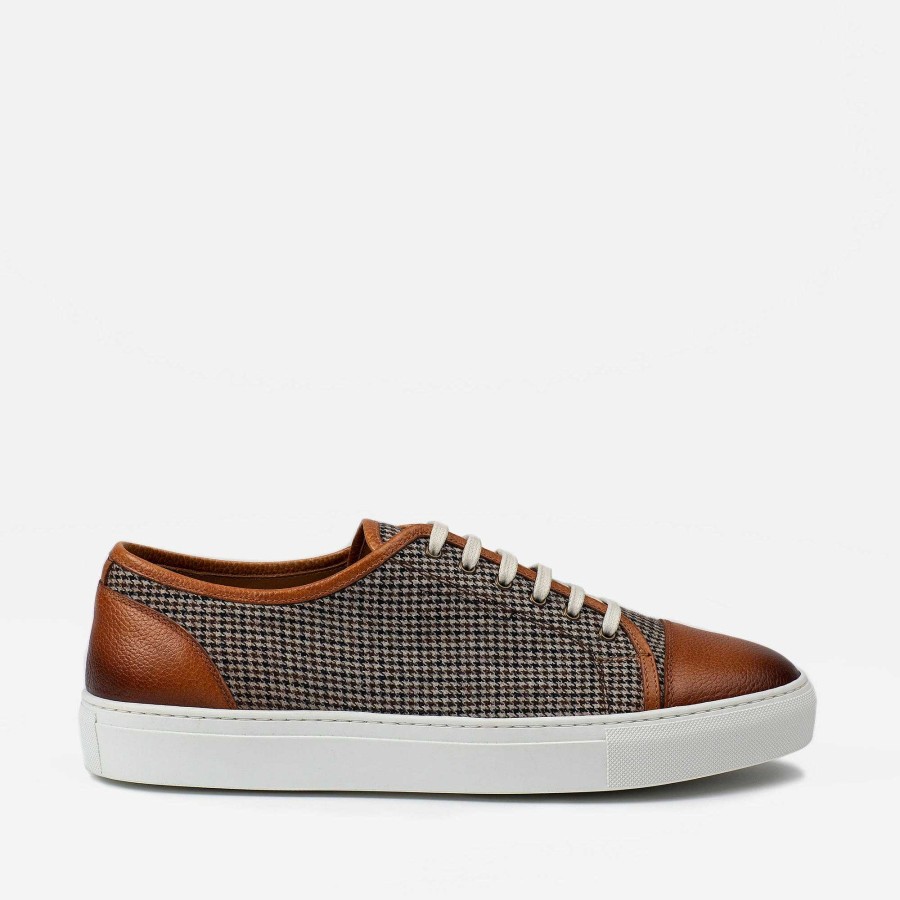 Sneakers TAFT | The Jack Sneaker - Honing/Houndstooth-Sneakers | Taft