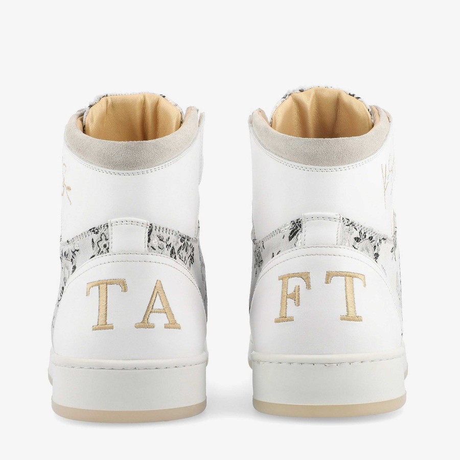 De Rapido-Sneaker|Sneakers TAFT | Rapido Witte Hoge Tops Heren - Eden Blanc | Taft