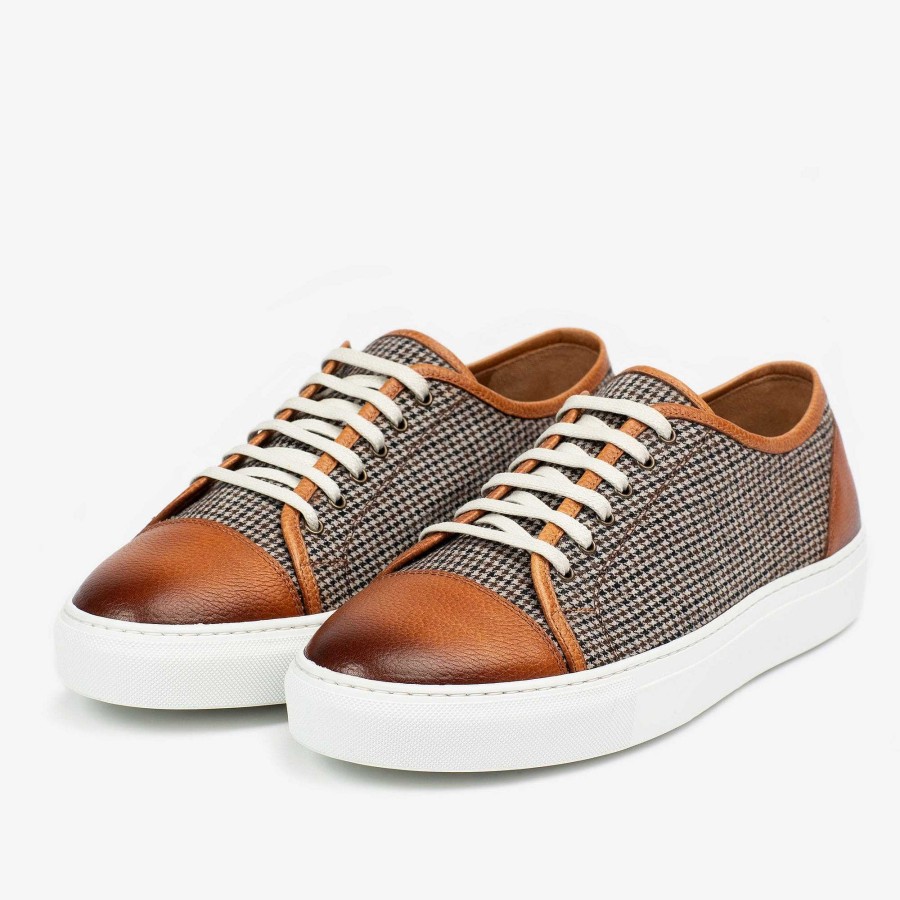 Sneakers TAFT | The Jack Sneaker - Honing/Houndstooth-Sneakers | Taft