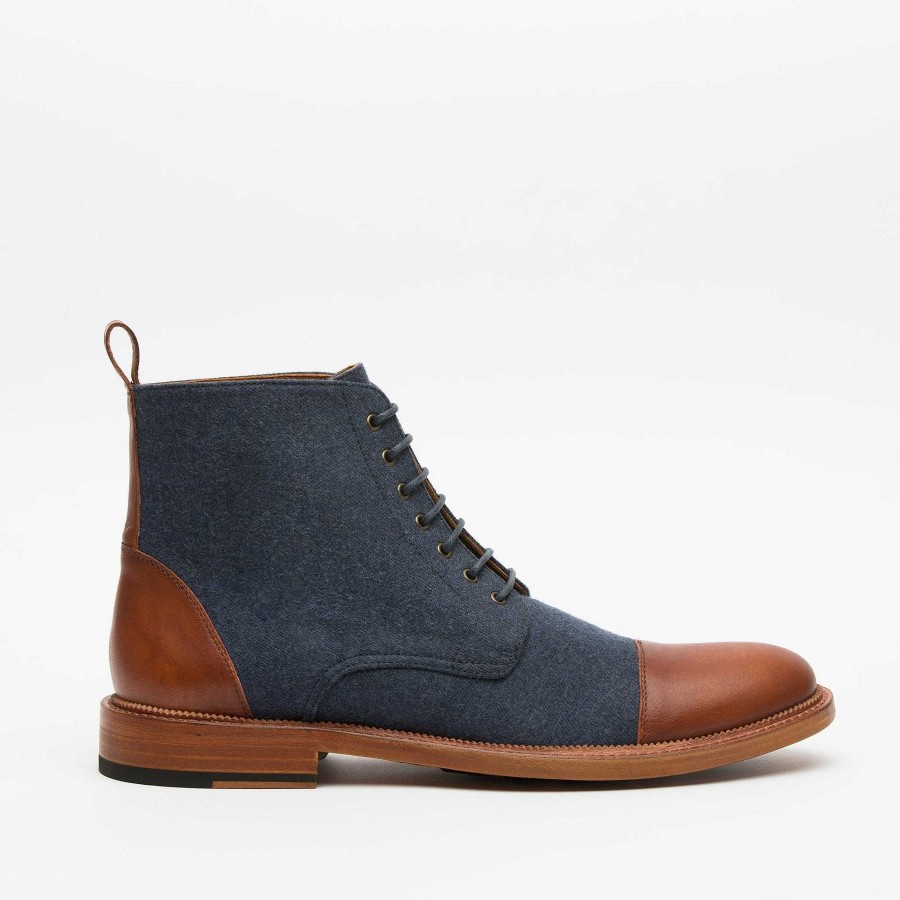 Laarzen TAFT | De Jack Boot In Marine - Enkellaarzen | Taft