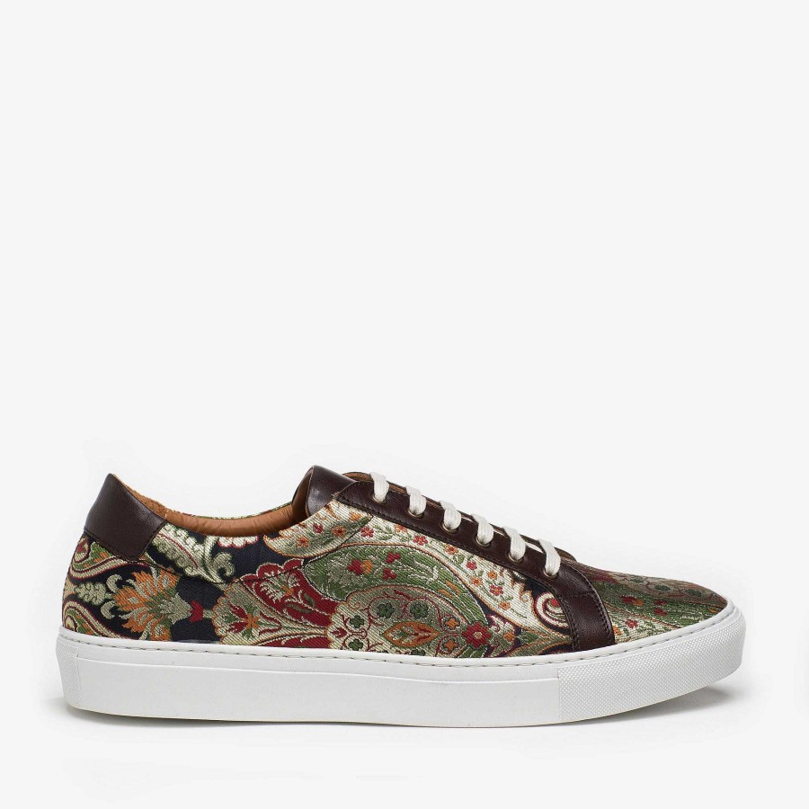 Sneakers TAFT | De Sneaker In Kasjmir Veelkleurige Paisley-Stof | Taft