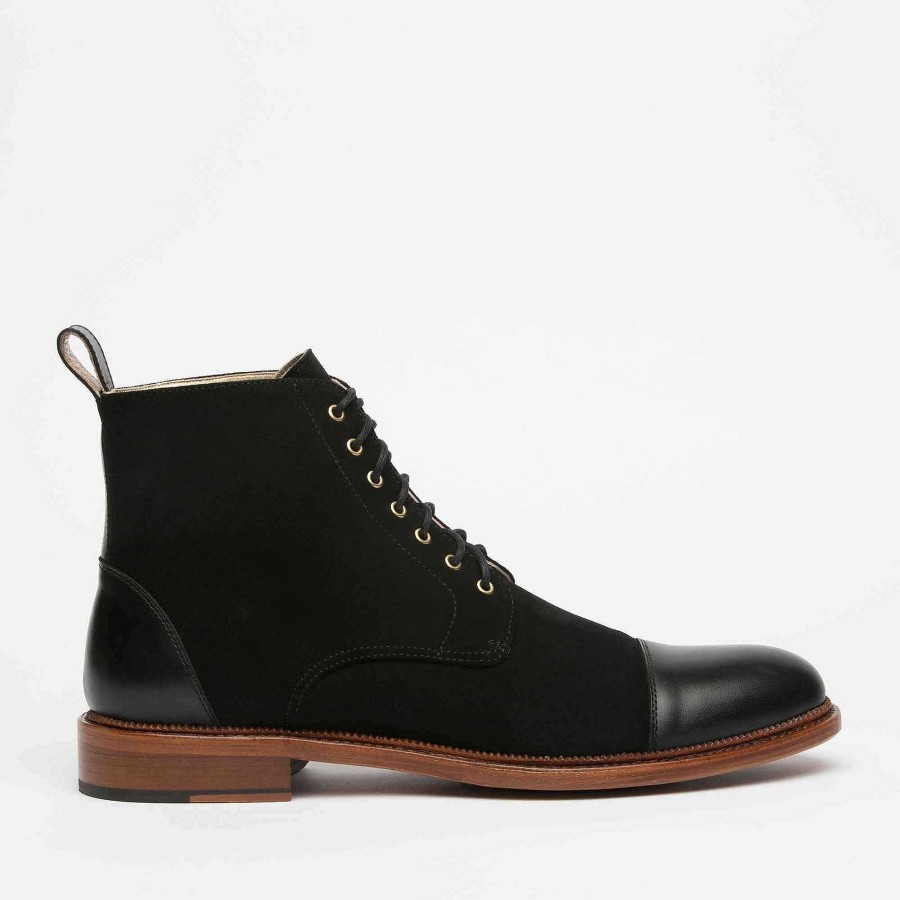 Laarzen TAFT | De Troy Boot - Zwart Suede | Taft