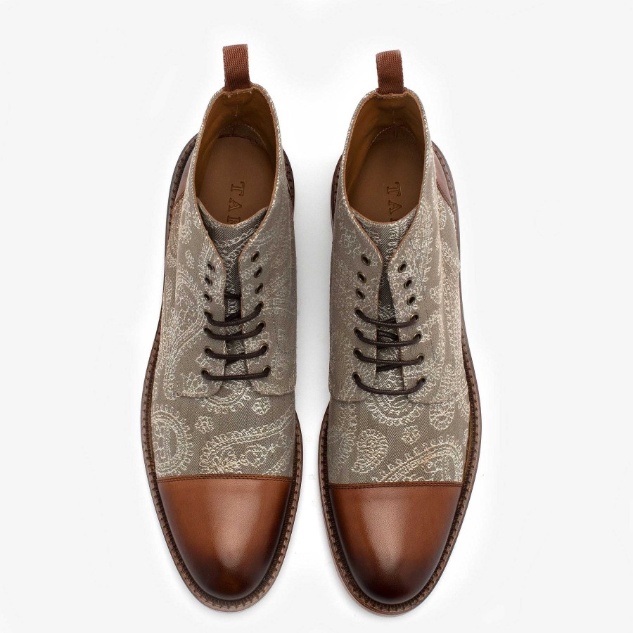 Laarzen TAFT | De Jacklaars In Taupe Paisley | Taft