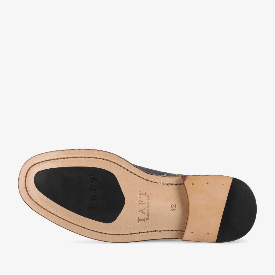 Loafers|Schoenen TAFT | De Fitz Zwarte Loafers - Zwarte Libelle | Taft