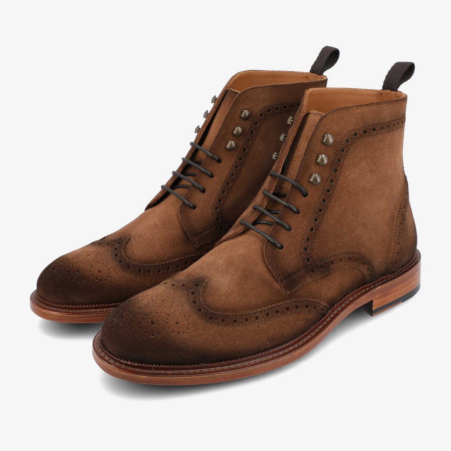 Laarzen TAFT | De Mack Boot In Bruin - Suede Laarzen | Taft