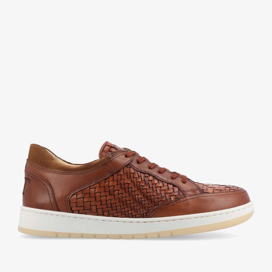 De Rapido-Sneaker|Sneakers TAFT | Rapido Low In Bruin Geweven Sneakers Heren Bruin | Taft