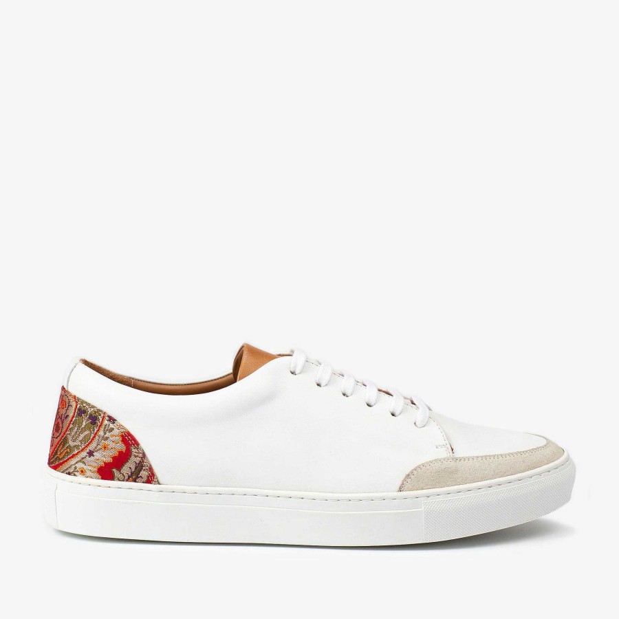 Sneakers TAFT | De Klay Sneaker - Rood/Wit Leren Sneakers | Taft