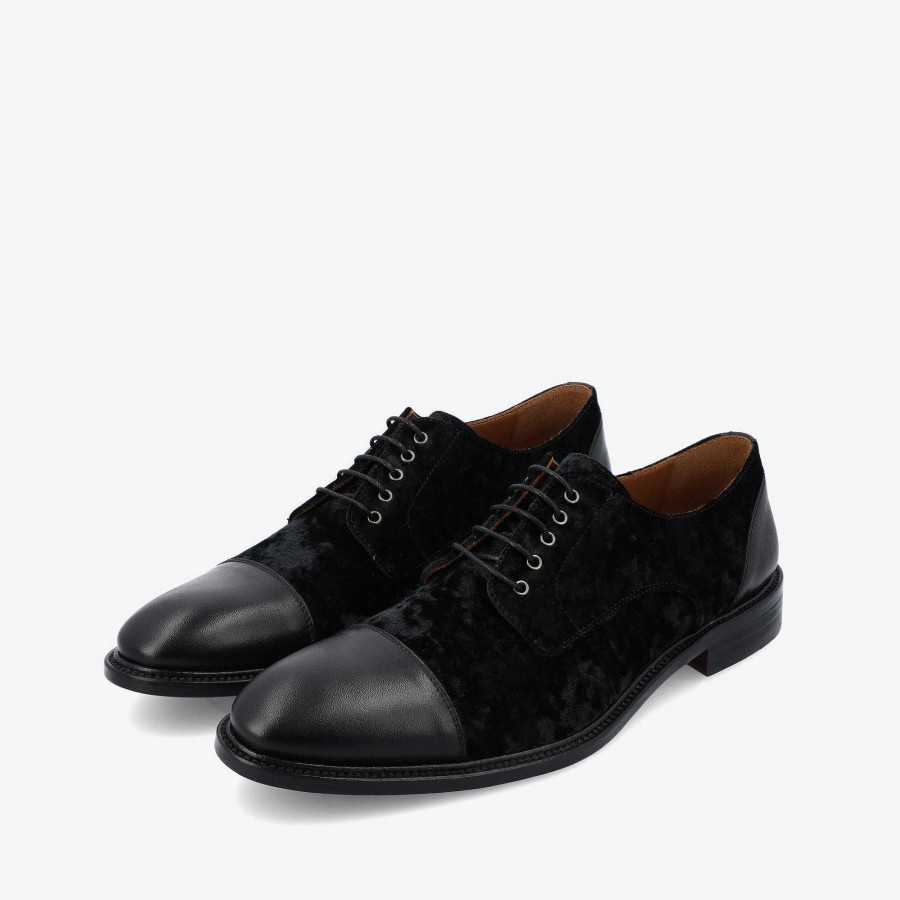 Schoenen TAFT | De Jack-Schoen In Zwart Velours | Taft